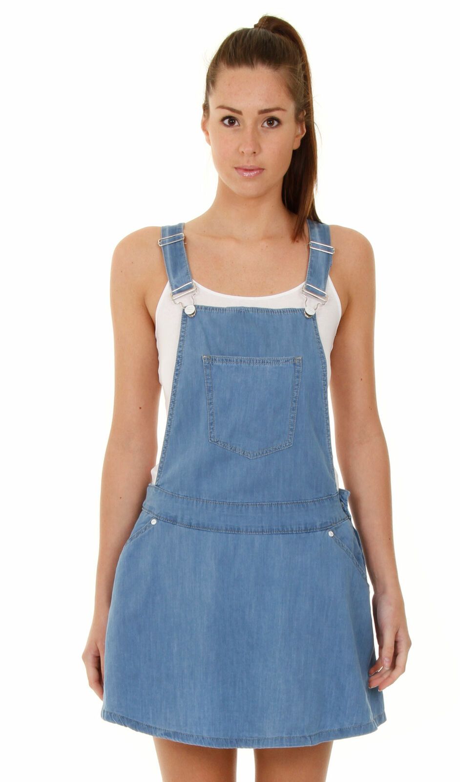 Girls Denim Dungaree Dress Girls Fashion Denim Skirt Stretch Jeans  Dungarees Dress Pinafore with Pocket Blue 6-7 Years : : Clothing,  Shoes & Accessories
